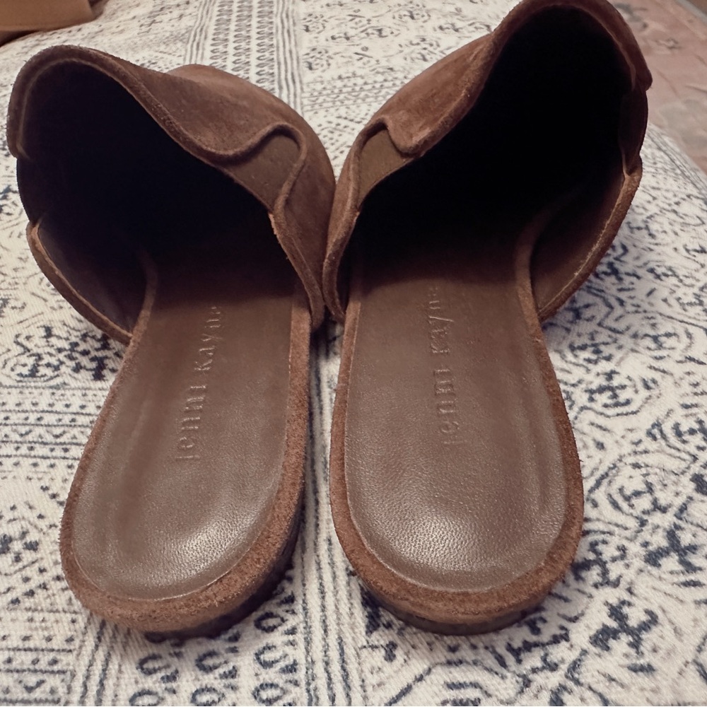 Jenni Kayne Suede Mule ~Espresso Brown 37 EU 7 EUC - Picture 9 of 9